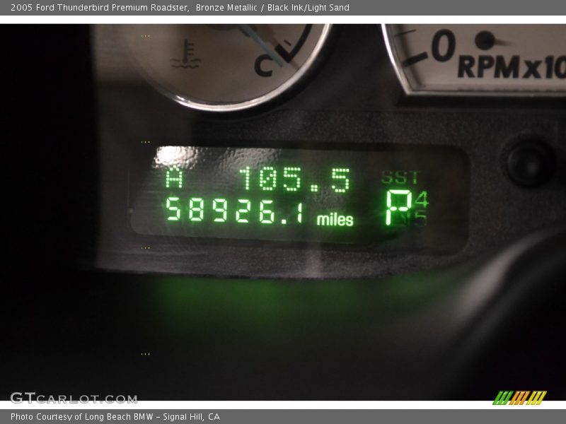 Bronze Metallic / Black Ink/Light Sand 2005 Ford Thunderbird Premium Roadster