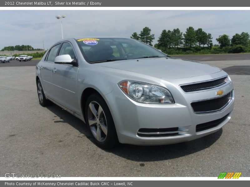 Silver Ice Metallic / Ebony 2012 Chevrolet Malibu LT