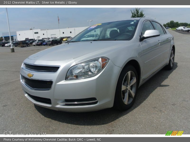 Silver Ice Metallic / Ebony 2012 Chevrolet Malibu LT