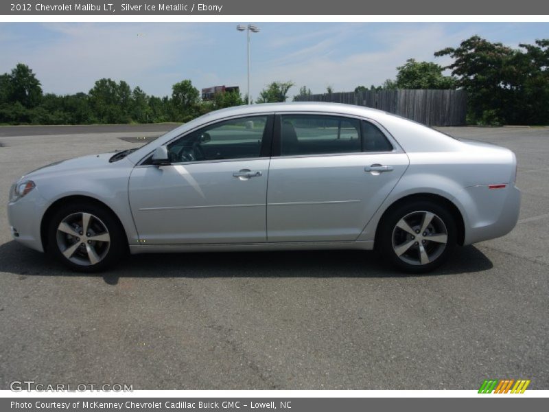 Silver Ice Metallic / Ebony 2012 Chevrolet Malibu LT