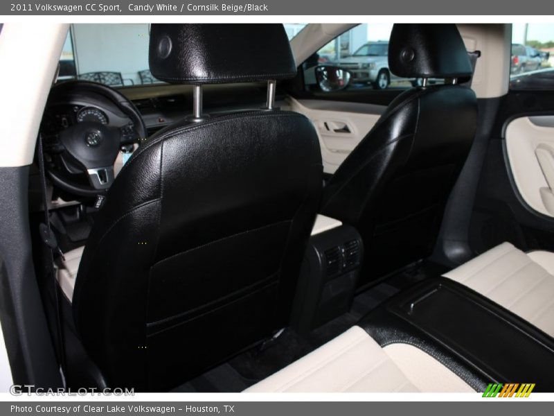 Candy White / Cornsilk Beige/Black 2011 Volkswagen CC Sport