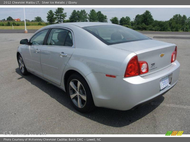 Silver Ice Metallic / Ebony 2012 Chevrolet Malibu LT