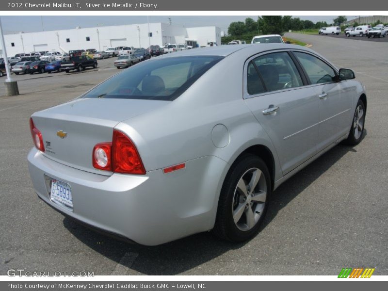 Silver Ice Metallic / Ebony 2012 Chevrolet Malibu LT