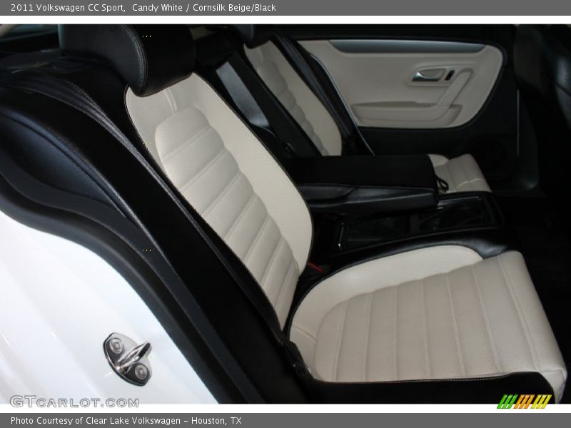 Candy White / Cornsilk Beige/Black 2011 Volkswagen CC Sport