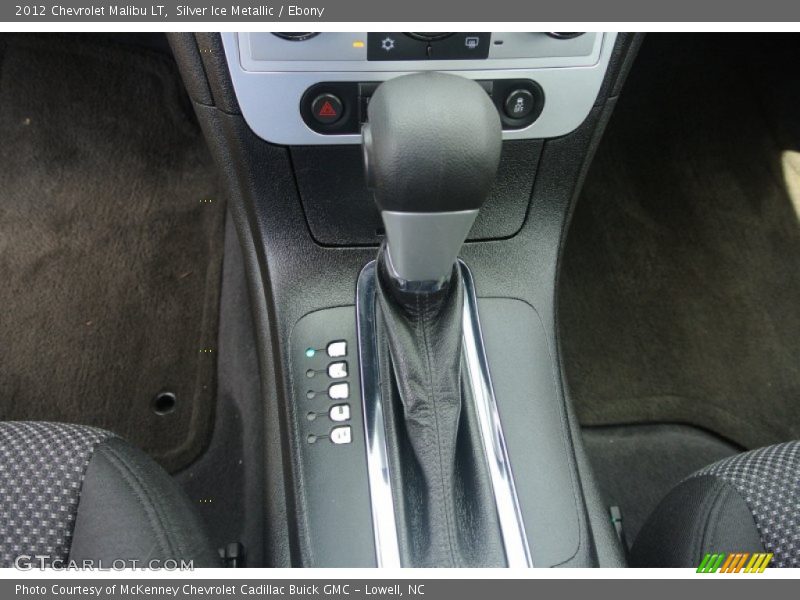 Silver Ice Metallic / Ebony 2012 Chevrolet Malibu LT