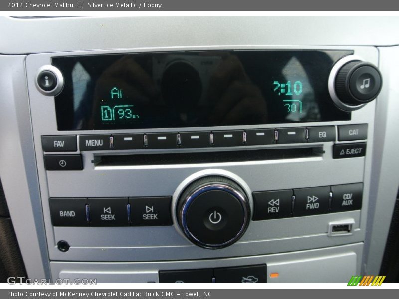 Silver Ice Metallic / Ebony 2012 Chevrolet Malibu LT