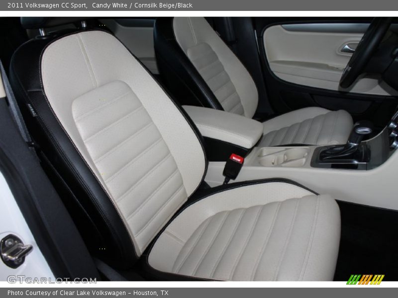 Candy White / Cornsilk Beige/Black 2011 Volkswagen CC Sport