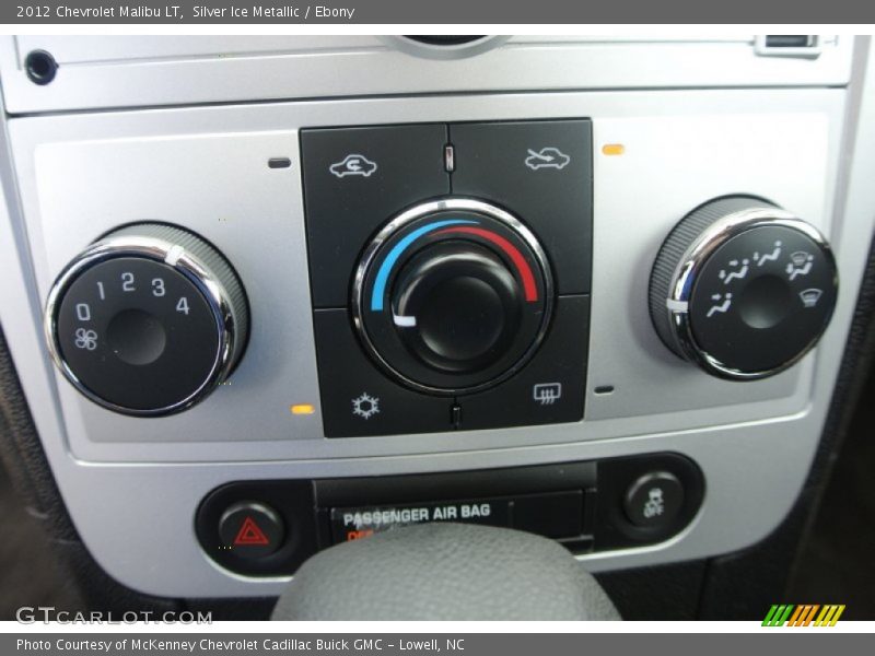 Silver Ice Metallic / Ebony 2012 Chevrolet Malibu LT