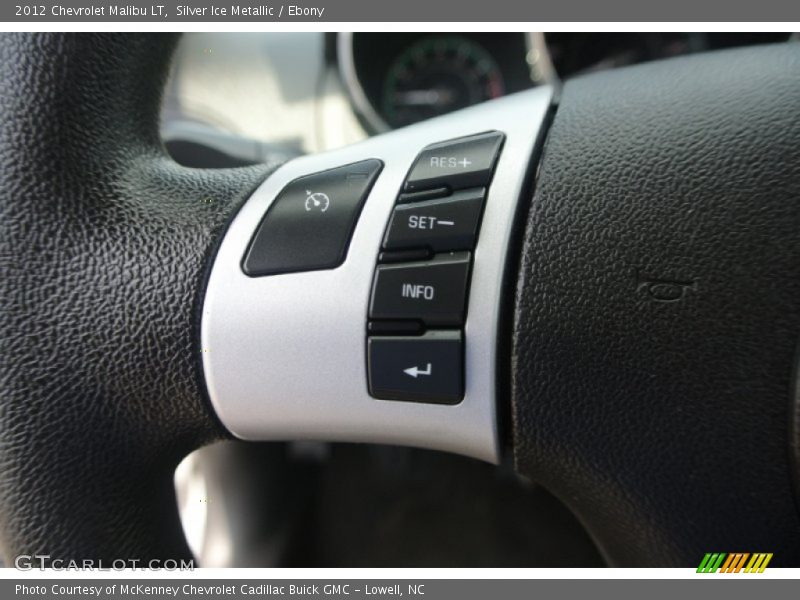 Silver Ice Metallic / Ebony 2012 Chevrolet Malibu LT