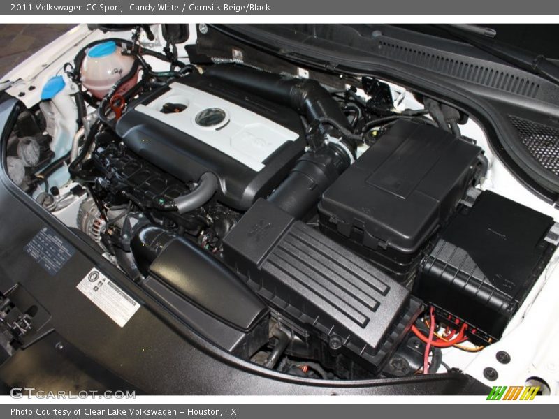 Candy White / Cornsilk Beige/Black 2011 Volkswagen CC Sport