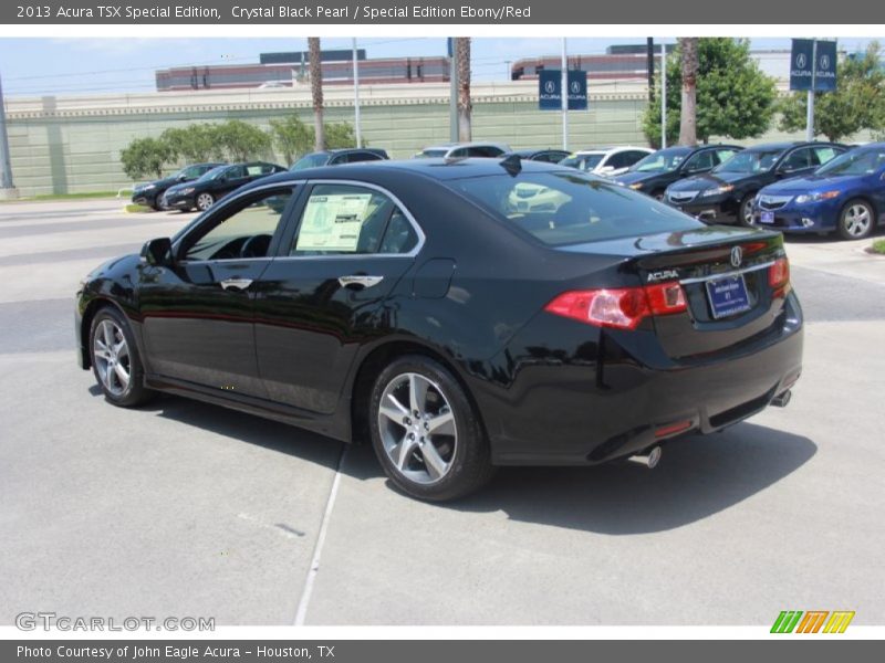 Crystal Black Pearl / Special Edition Ebony/Red 2013 Acura TSX Special Edition