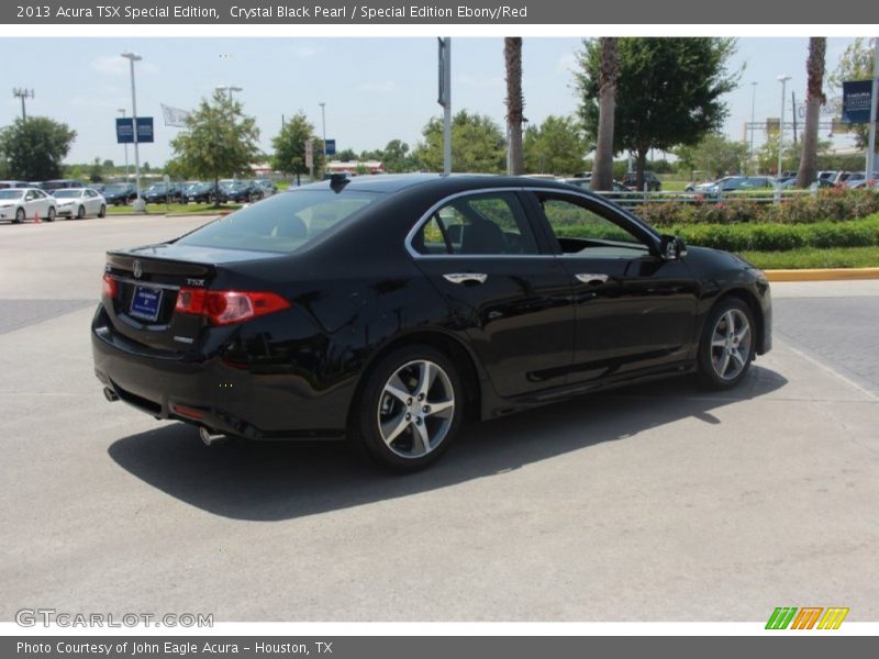 Crystal Black Pearl / Special Edition Ebony/Red 2013 Acura TSX Special Edition