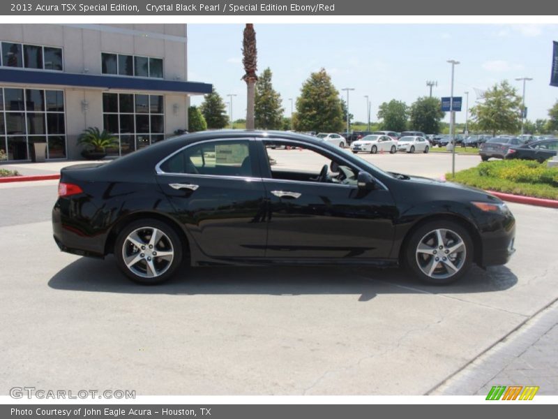 Crystal Black Pearl / Special Edition Ebony/Red 2013 Acura TSX Special Edition