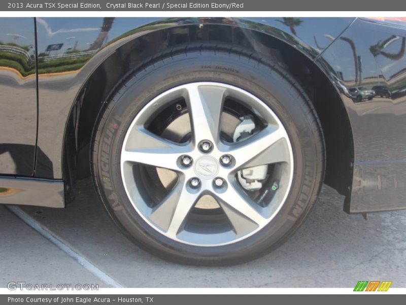 Crystal Black Pearl / Special Edition Ebony/Red 2013 Acura TSX Special Edition