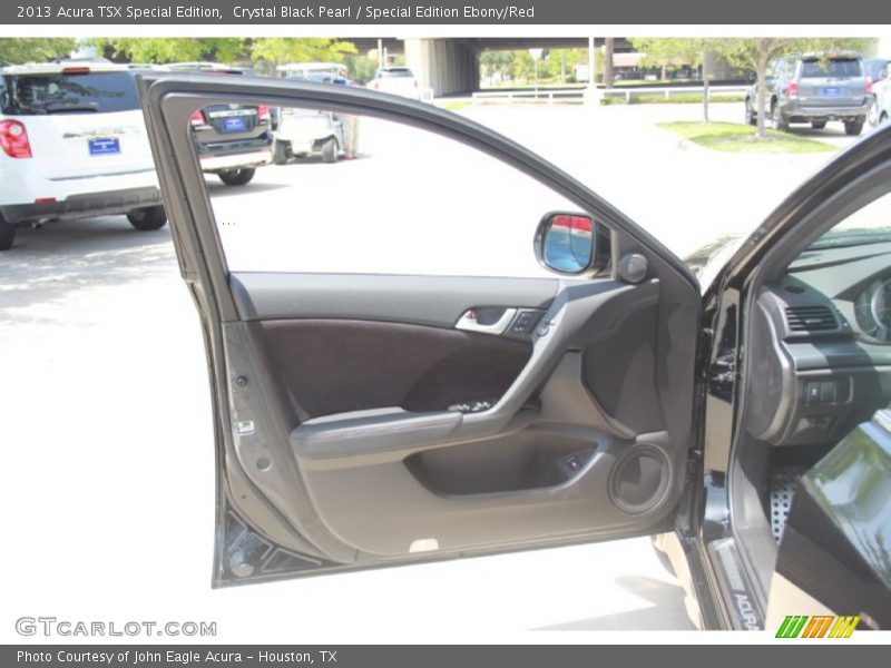 Crystal Black Pearl / Special Edition Ebony/Red 2013 Acura TSX Special Edition