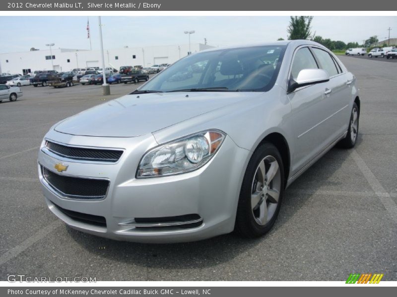 Silver Ice Metallic / Ebony 2012 Chevrolet Malibu LT