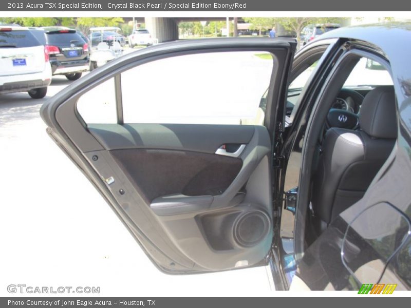 Crystal Black Pearl / Special Edition Ebony/Red 2013 Acura TSX Special Edition