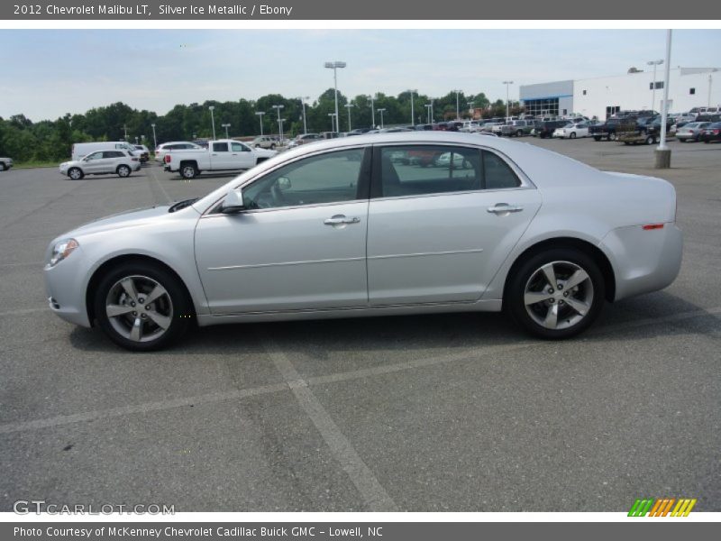 Silver Ice Metallic / Ebony 2012 Chevrolet Malibu LT