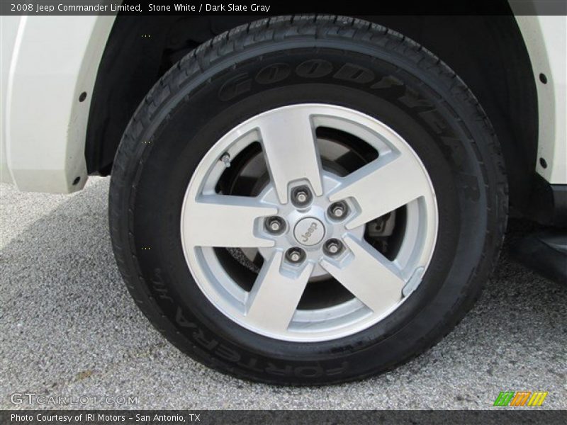 Stone White / Dark Slate Gray 2008 Jeep Commander Limited