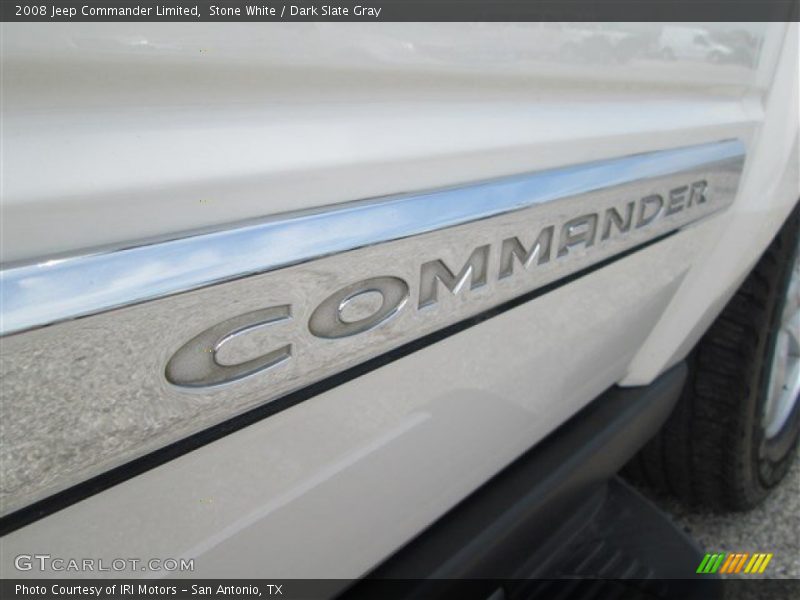 Stone White / Dark Slate Gray 2008 Jeep Commander Limited
