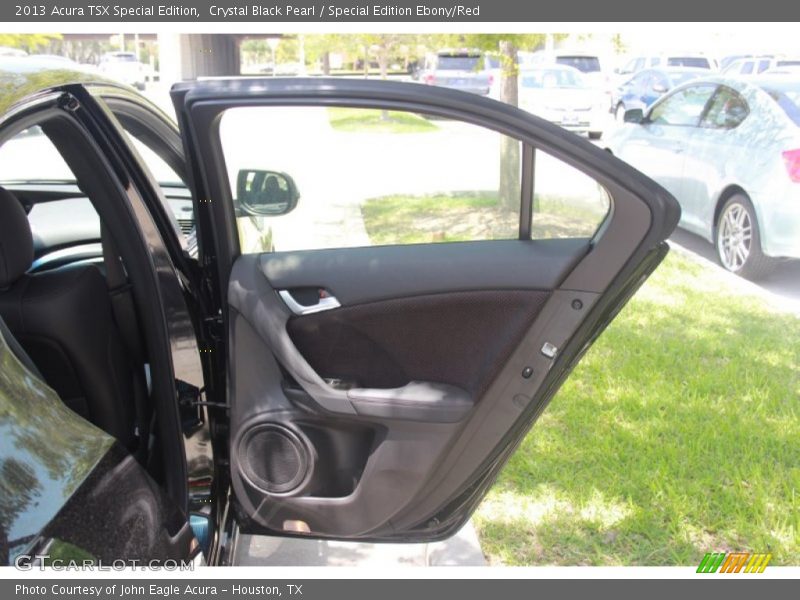 Crystal Black Pearl / Special Edition Ebony/Red 2013 Acura TSX Special Edition