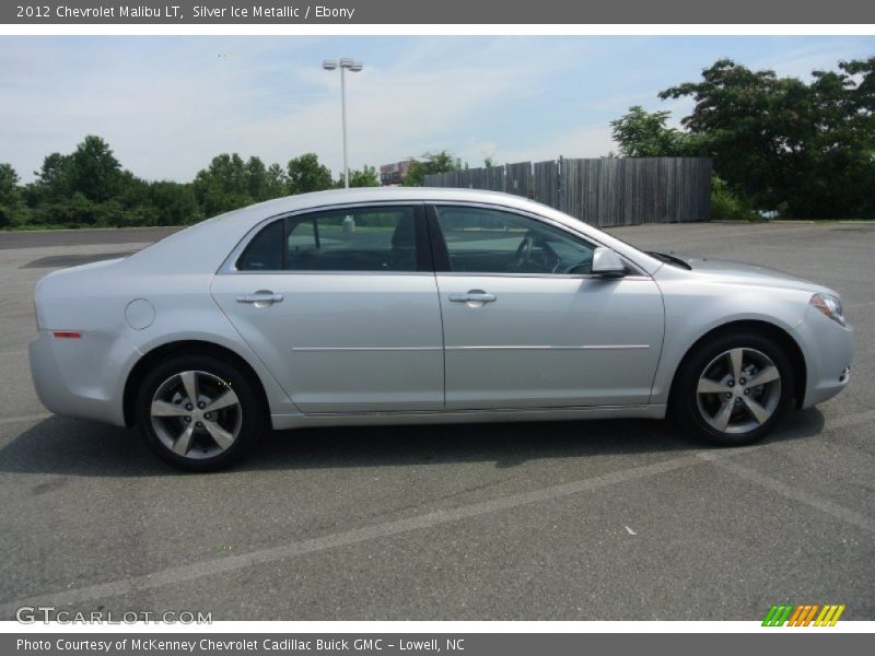 Silver Ice Metallic / Ebony 2012 Chevrolet Malibu LT