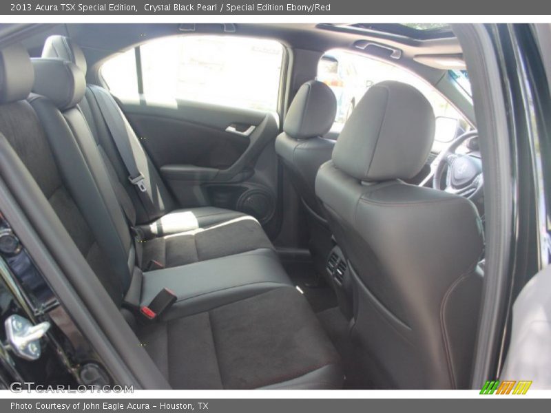 Crystal Black Pearl / Special Edition Ebony/Red 2013 Acura TSX Special Edition