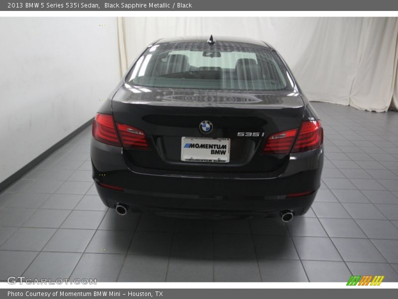 Black Sapphire Metallic / Black 2013 BMW 5 Series 535i Sedan