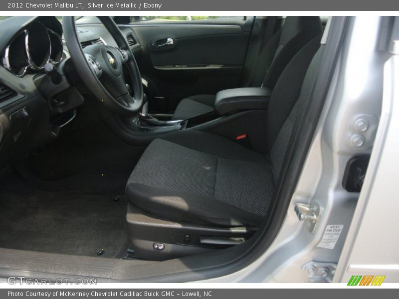 Silver Ice Metallic / Ebony 2012 Chevrolet Malibu LT