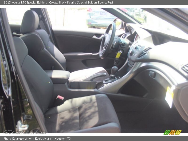 Crystal Black Pearl / Special Edition Ebony/Red 2013 Acura TSX Special Edition