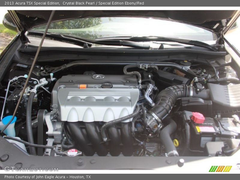 Crystal Black Pearl / Special Edition Ebony/Red 2013 Acura TSX Special Edition