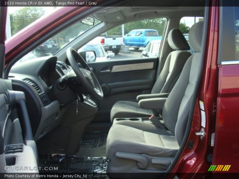 Tango Red Pearl / Gray 2010 Honda CR-V EX AWD