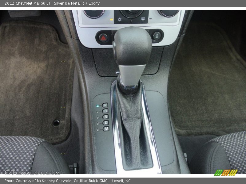 Silver Ice Metallic / Ebony 2012 Chevrolet Malibu LT