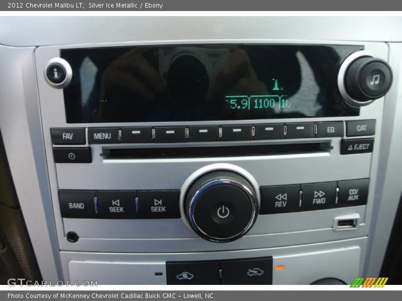 Silver Ice Metallic / Ebony 2012 Chevrolet Malibu LT