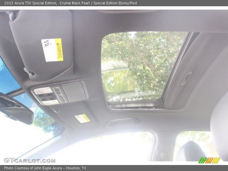 Crystal Black Pearl / Special Edition Ebony/Red 2013 Acura TSX Special Edition