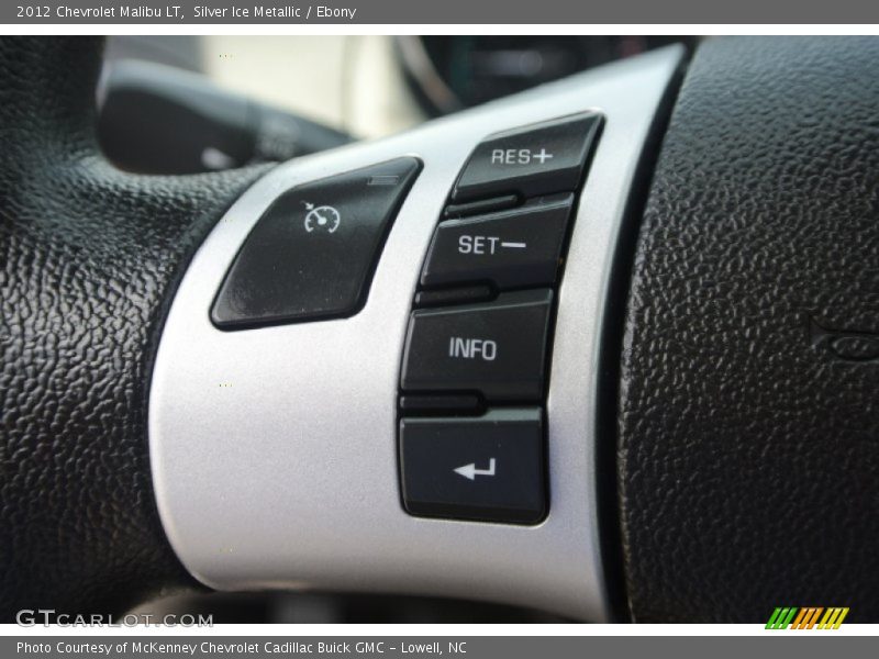 Silver Ice Metallic / Ebony 2012 Chevrolet Malibu LT