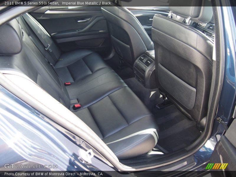 Imperial Blue Metallic / Black 2011 BMW 5 Series 550i Sedan