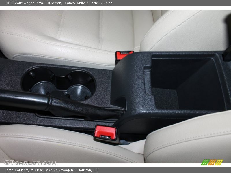 Candy White / Cornsilk Beige 2013 Volkswagen Jetta TDI Sedan