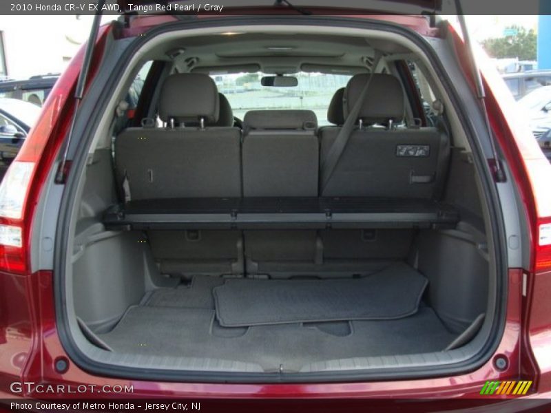Tango Red Pearl / Gray 2010 Honda CR-V EX AWD