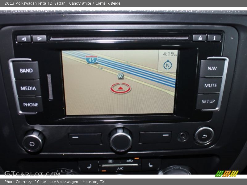 Candy White / Cornsilk Beige 2013 Volkswagen Jetta TDI Sedan