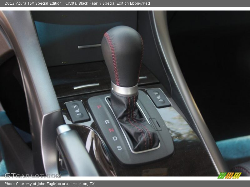 Crystal Black Pearl / Special Edition Ebony/Red 2013 Acura TSX Special Edition