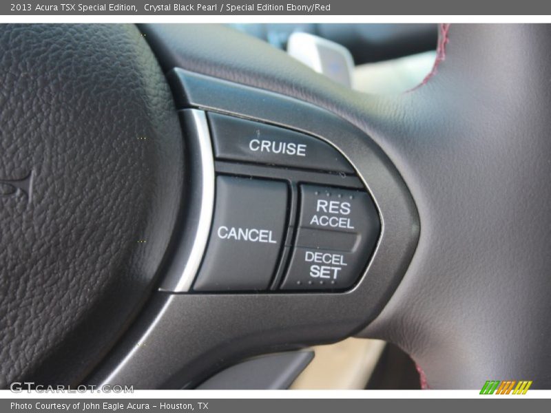 Crystal Black Pearl / Special Edition Ebony/Red 2013 Acura TSX Special Edition