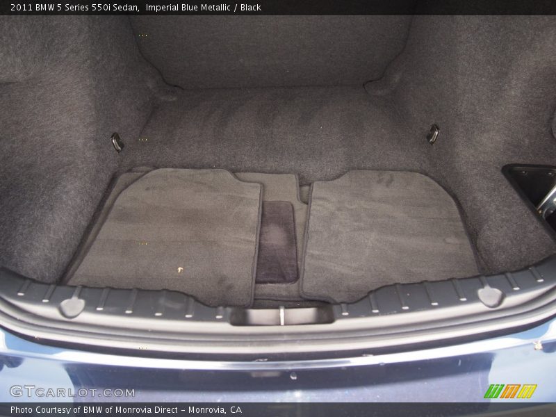 Imperial Blue Metallic / Black 2011 BMW 5 Series 550i Sedan