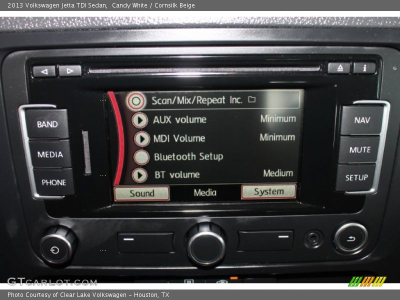 Candy White / Cornsilk Beige 2013 Volkswagen Jetta TDI Sedan