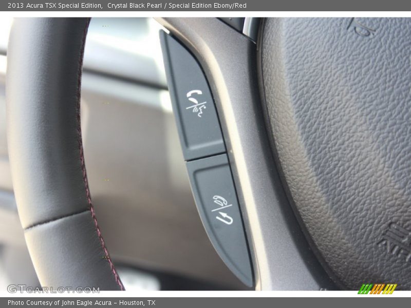 Crystal Black Pearl / Special Edition Ebony/Red 2013 Acura TSX Special Edition