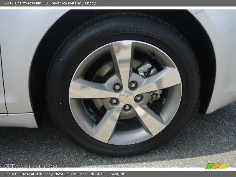 Silver Ice Metallic / Ebony 2012 Chevrolet Malibu LT