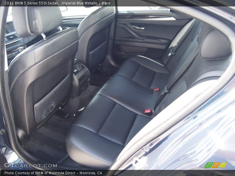 Imperial Blue Metallic / Black 2011 BMW 5 Series 550i Sedan