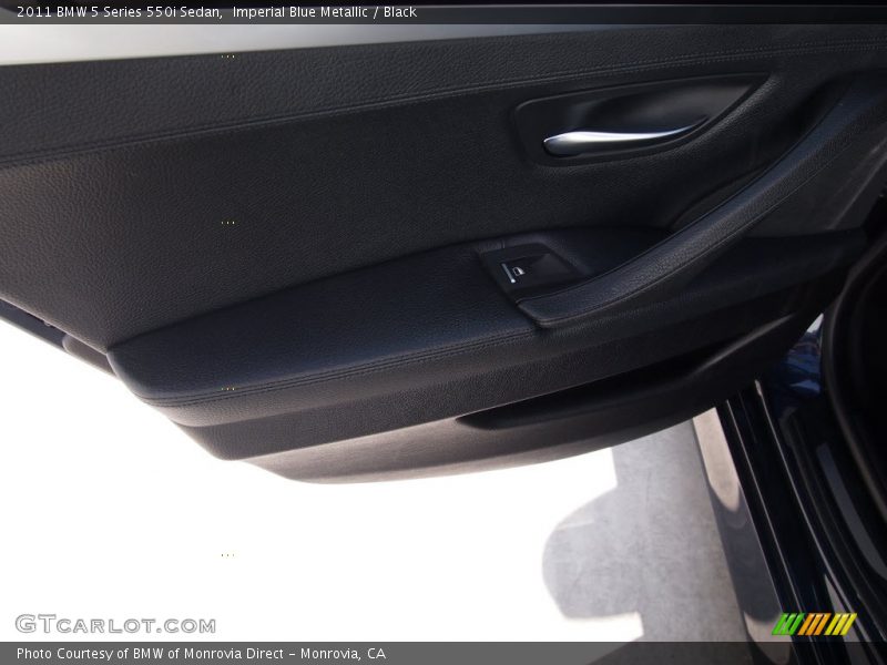 Imperial Blue Metallic / Black 2011 BMW 5 Series 550i Sedan