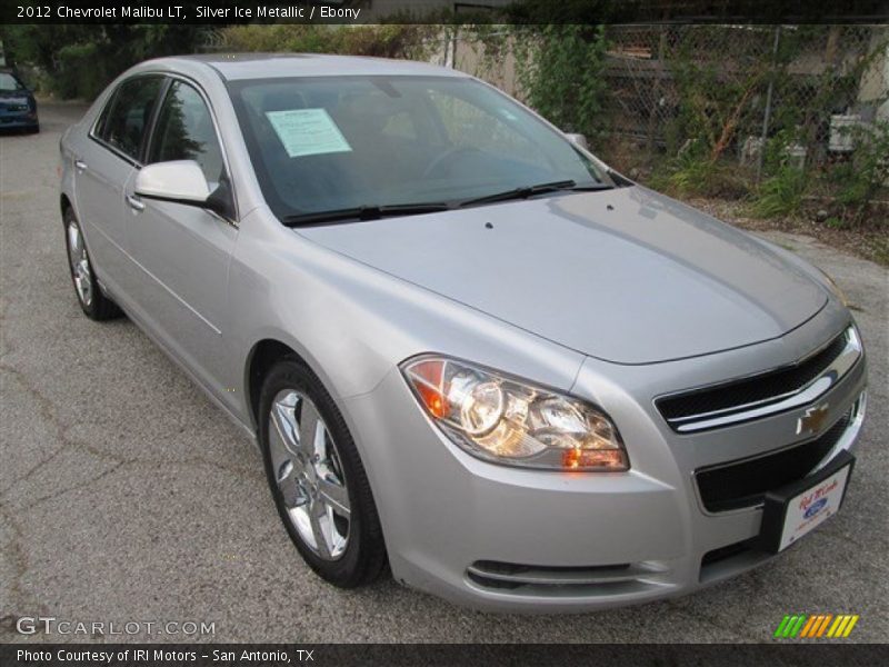 Silver Ice Metallic / Ebony 2012 Chevrolet Malibu LT