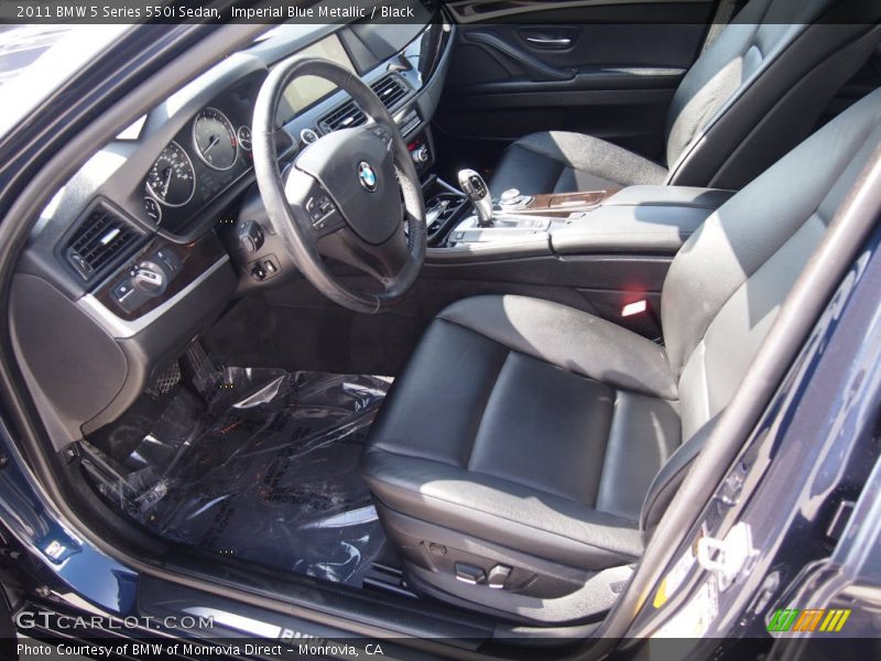Imperial Blue Metallic / Black 2011 BMW 5 Series 550i Sedan